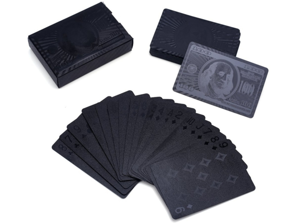 Obrázok Luxusné čierne hracie karty 54 ks